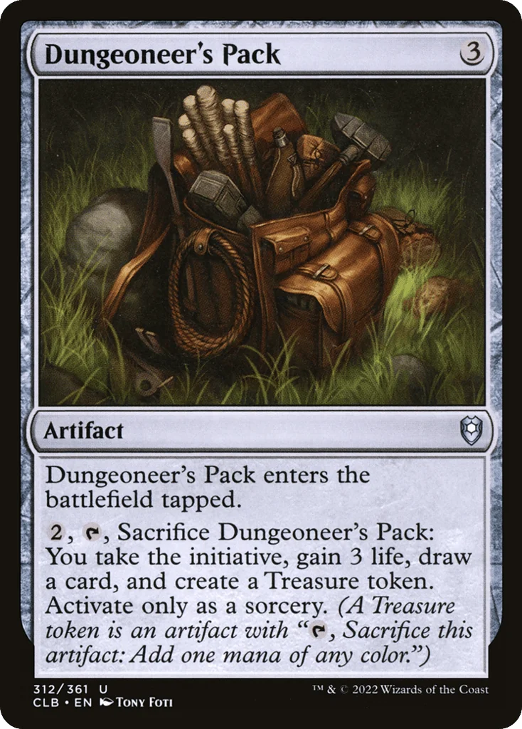 Dungeoneer's Pack · Commander Legends: Battle for Baldur's Gate