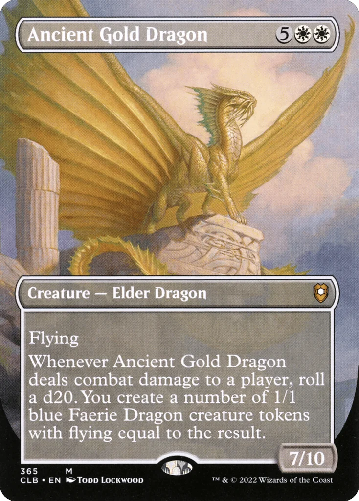Ancient Gold Dragon · Commander Legends: Battle for Baldur's Gate