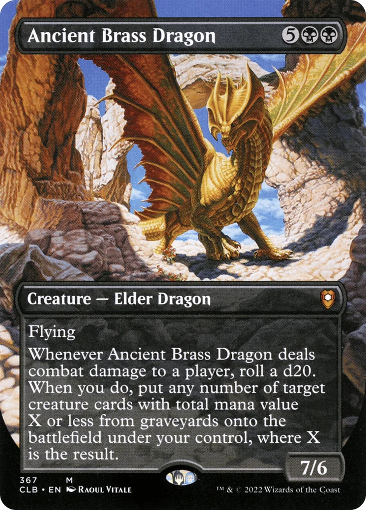Ancient Brass Dragon · Commander Legends: Battle for Baldur's Gate