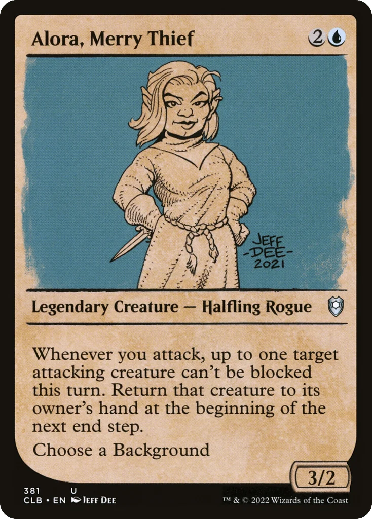 Alora, Merry Thief · Commander Legends: Battle for Baldur's Gate