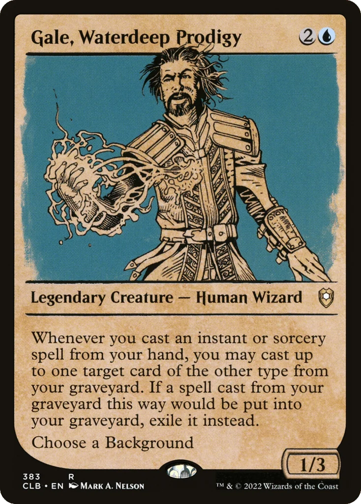 Gale, Waterdeep Prodigy · Commander Legends: Battle for Baldur's Gate