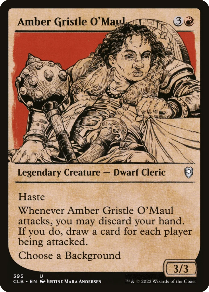 Amber Gristle O'Maul · Commander Legends: Battle for Baldur's Gate