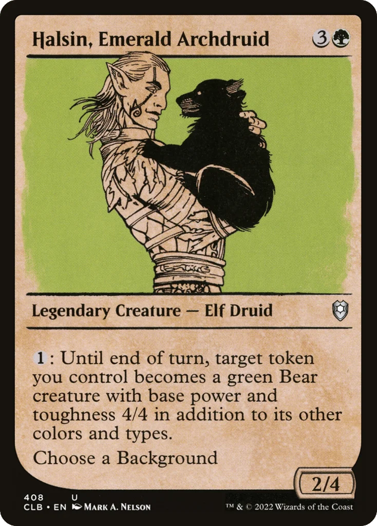 Halsin, Emerald Archdruid · Commander Legends: Battle for Baldur's Gate