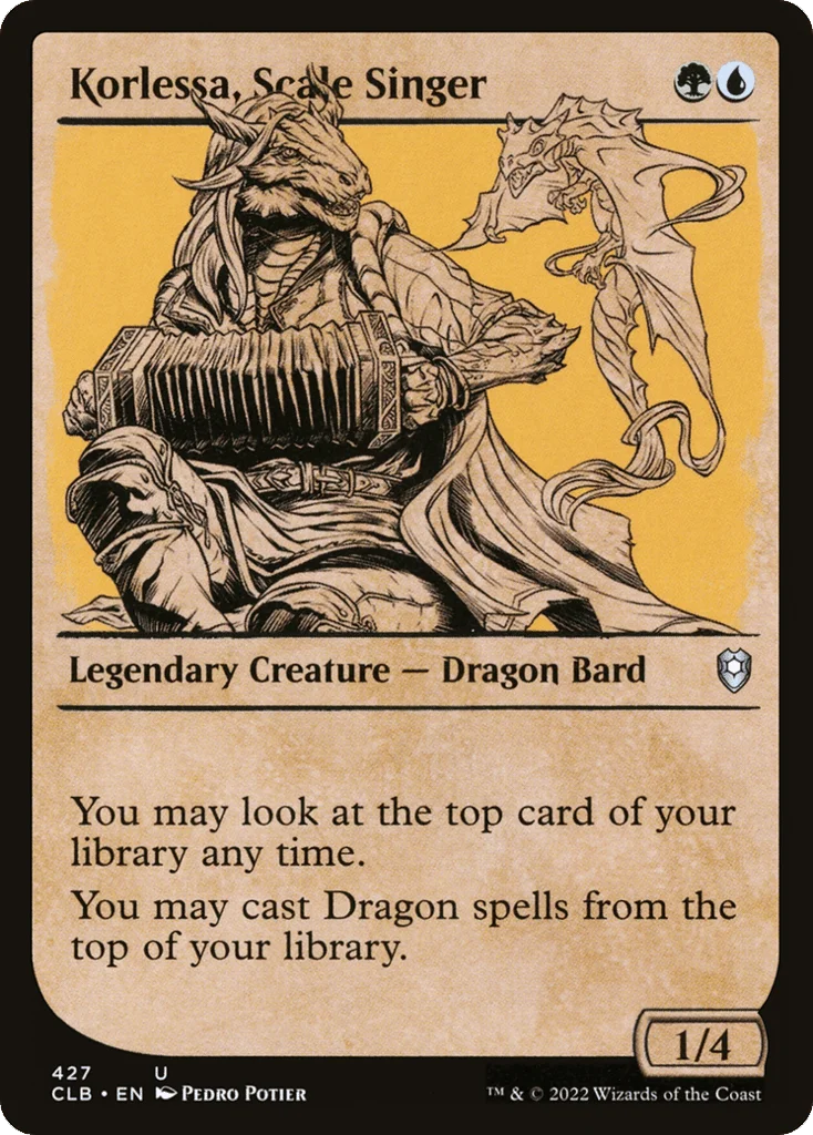 Korlessa, Scale Singer · Commander Legends: Battle for Baldur's Gate