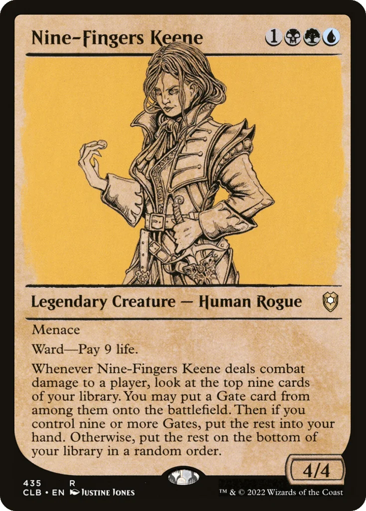 Nine-Fingers Keene · Commander Legends: Battle for Baldur's Gate
