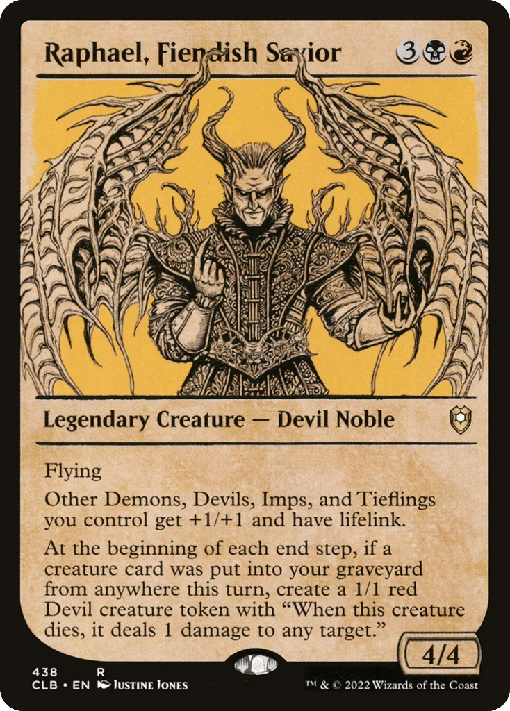 Raphael, Fiendish Savior · Commander Legends: Battle for Baldur's Gate