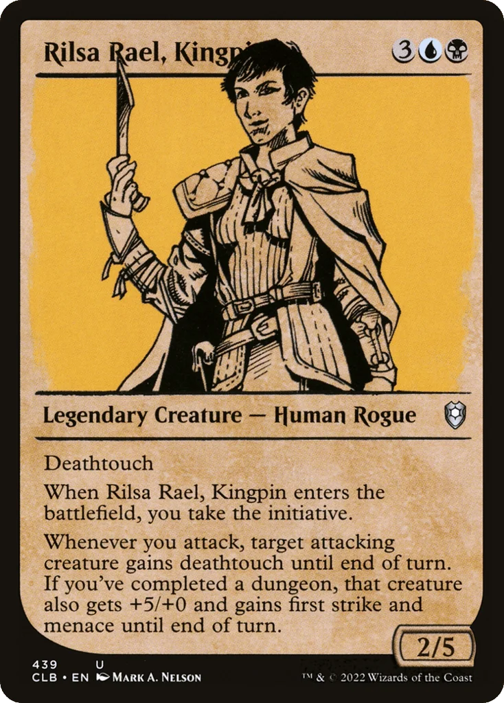 Rilsa Rael, Kingpin · Commander Legends: Battle for Baldur's Gate