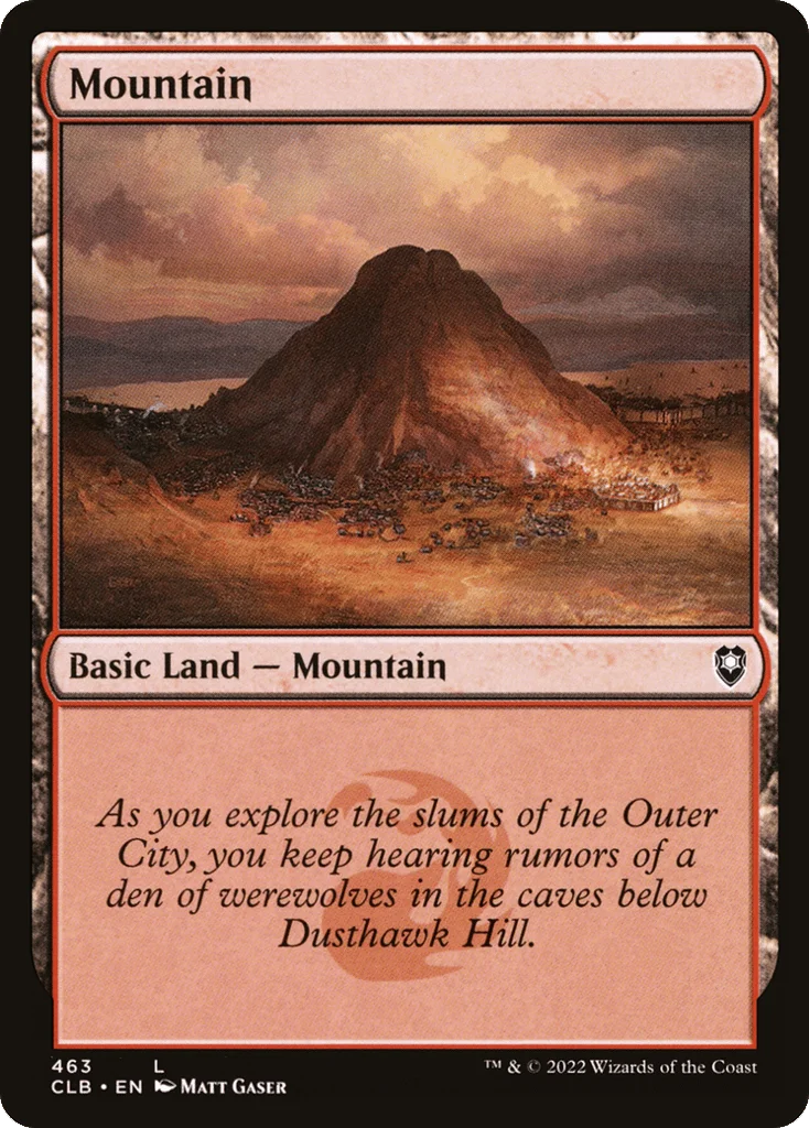 Mountain · Commander Legends: Battle for Baldur's Gate