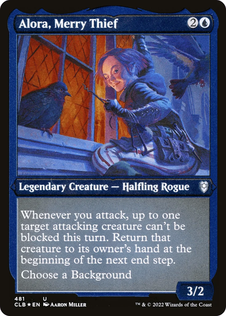 Alora, Merry Thief · Commander Legends: Battle for Baldur's Gate