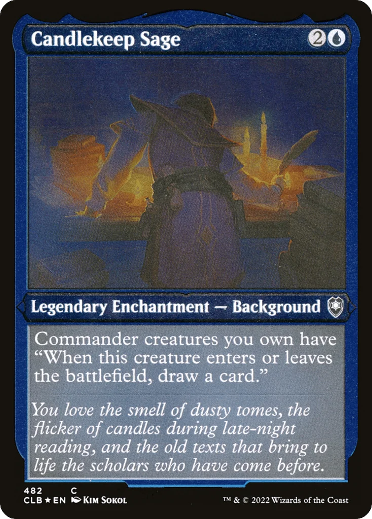 Candlekeep Sage · Commander Legends: Battle for Baldur's Gate