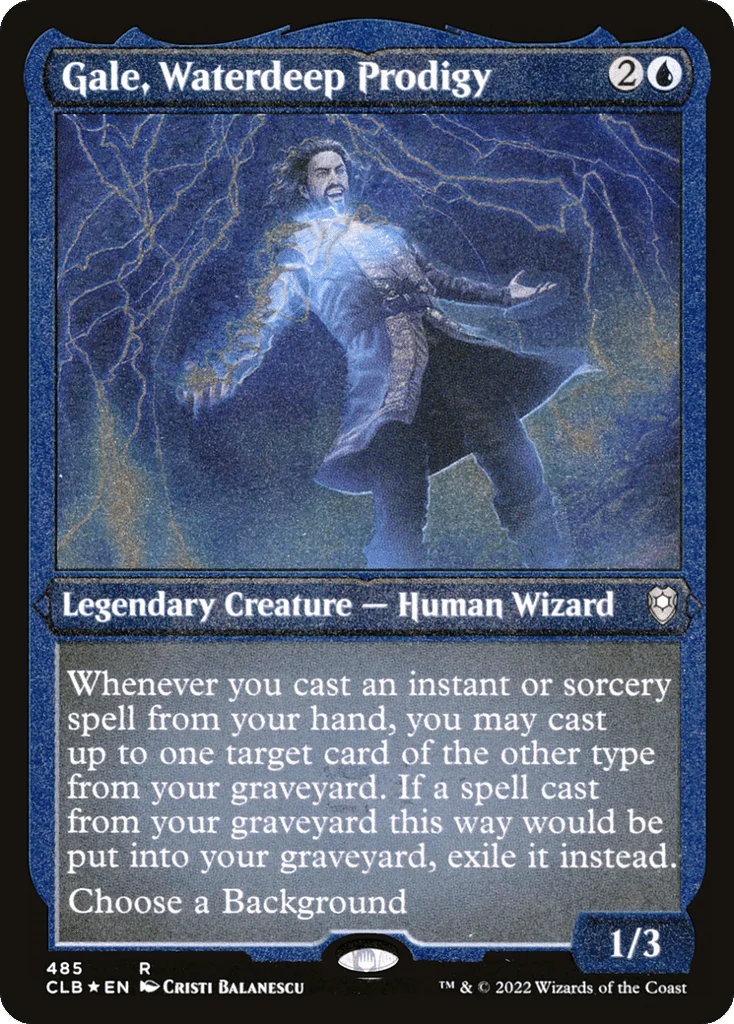 Gale, Waterdeep Prodigy · Commander Legends: Battle for Baldur's Gate
