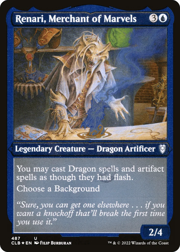 Renari, Merchant of Marvels · Commander Legends: Battle for Baldur's Gate