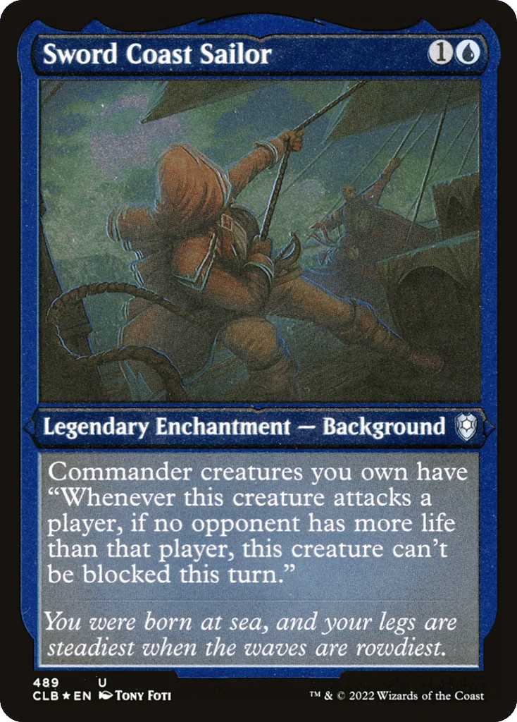 Sword Coast Sailor · Commander Legends: Battle for Baldur's Gate