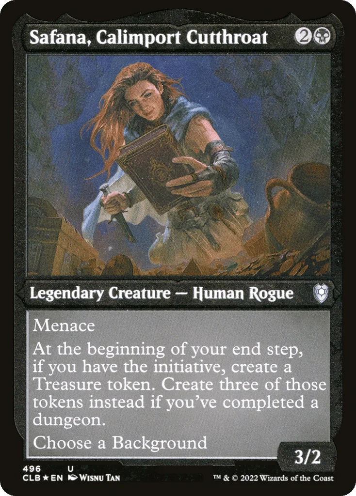Safana, Calimport Cutthroat · Commander Legends: Battle for Baldur's Gate