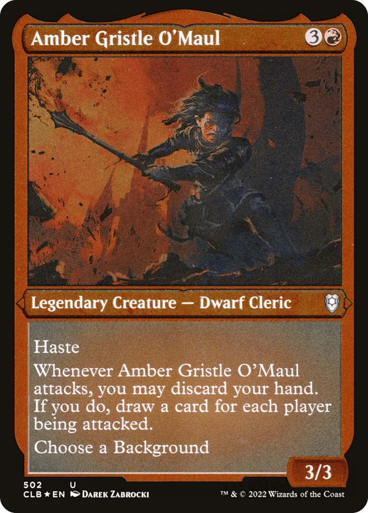 Amber Gristle O'Maul · Commander Legends: Battle for Baldur's Gate