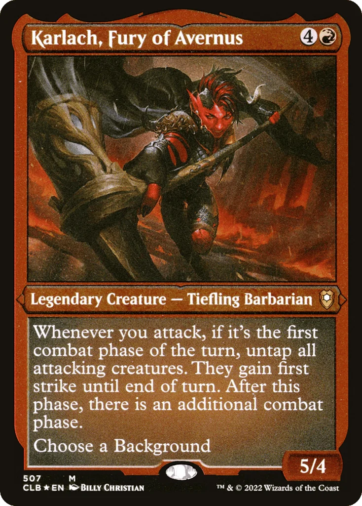 Karlach, Fury of Avernus · Commander Legends: Battle for Baldur's Gate