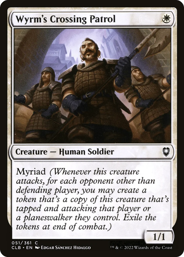 Wyrm's Crossing Patrol · Commander Legends: Battle for Baldur's Gate