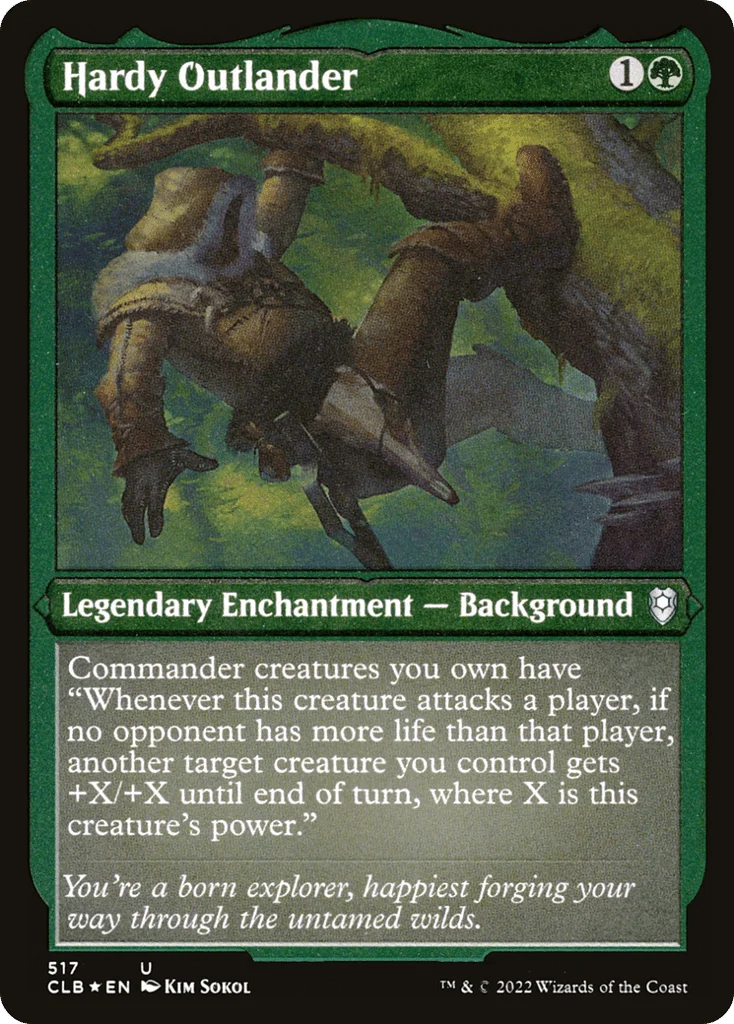 Hardy Outlander · Commander Legends: Battle for Baldur's Gate