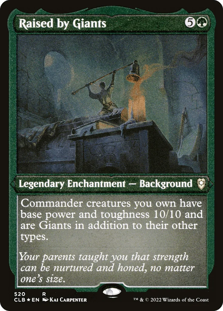 Raised by Giants · Commander Legends: Battle for Baldur's Gate