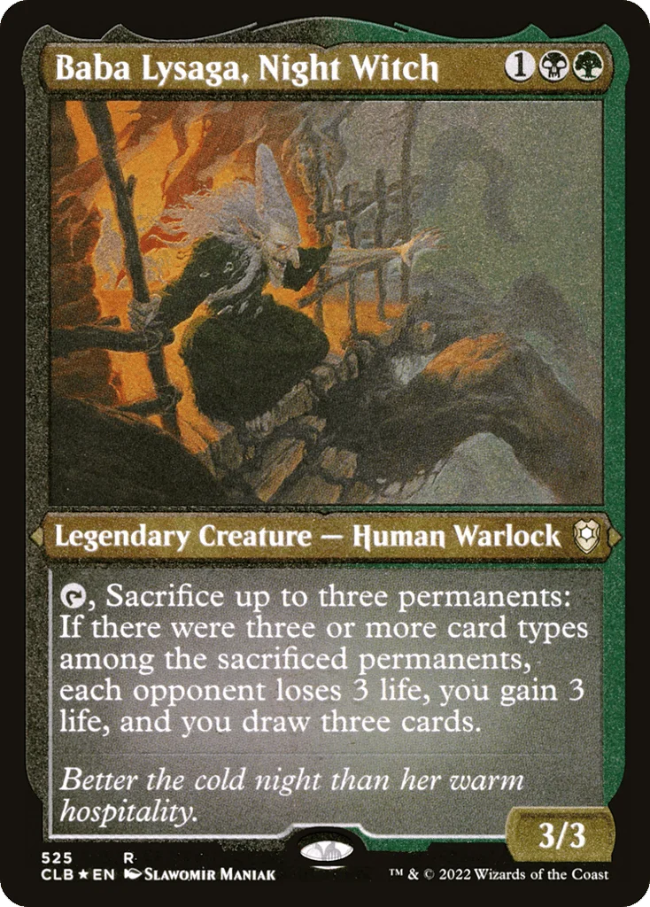 Baba Lysaga, Night Witch · Commander Legends: Battle for Baldur's Gate