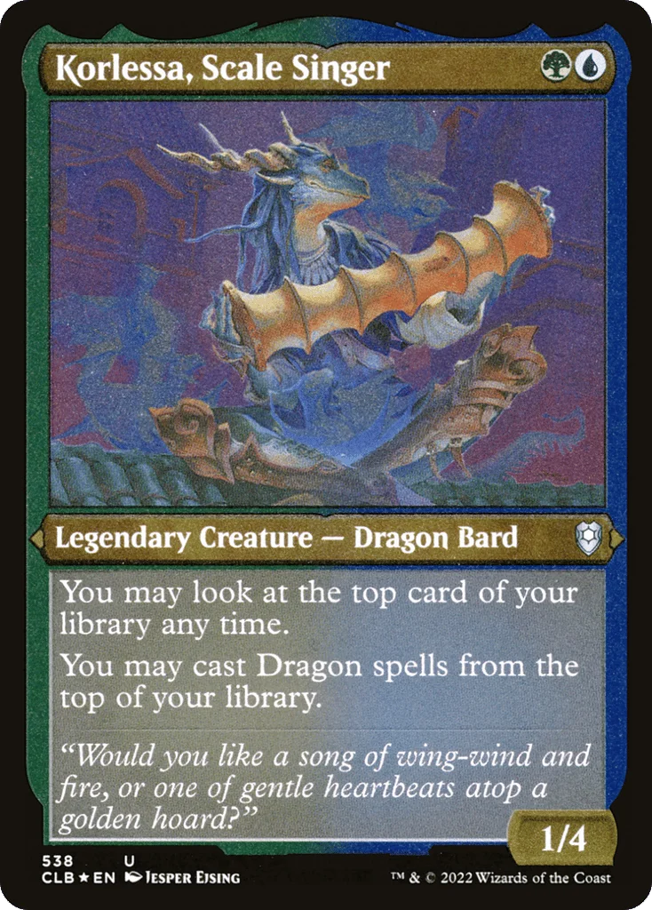 Korlessa, Scale Singer · Commander Legends: Battle for Baldur's Gate