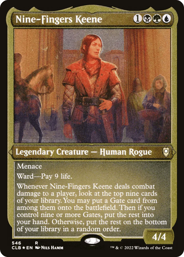 Nine-Fingers Keene · Commander Legends: Battle for Baldur's Gate