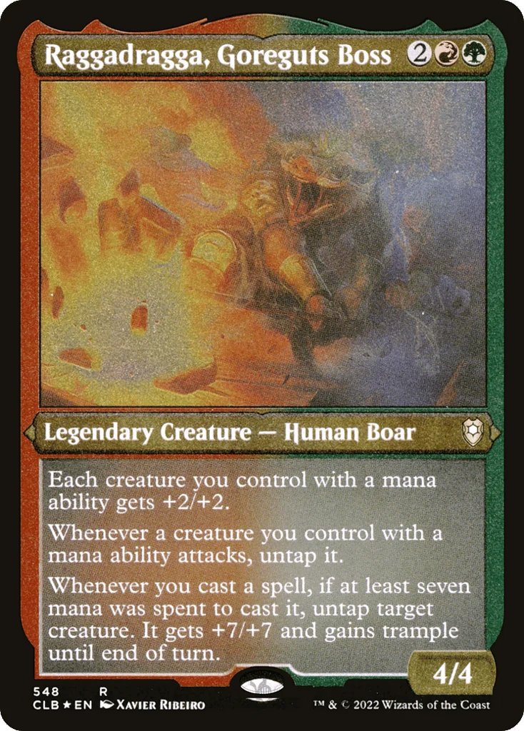 Raggadragga, Goreguts Boss · Commander Legends: Battle for Baldur's Gate