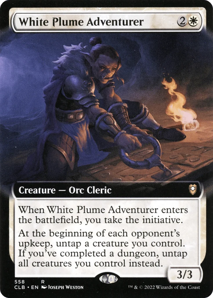White Plume Adventurer · Commander Legends: Battle for Baldur's Gate