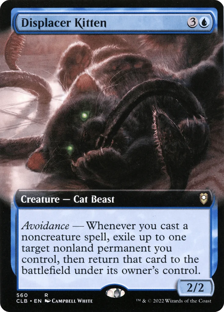 Displacer Kitten · Commander Legends: Battle for Baldur's Gate