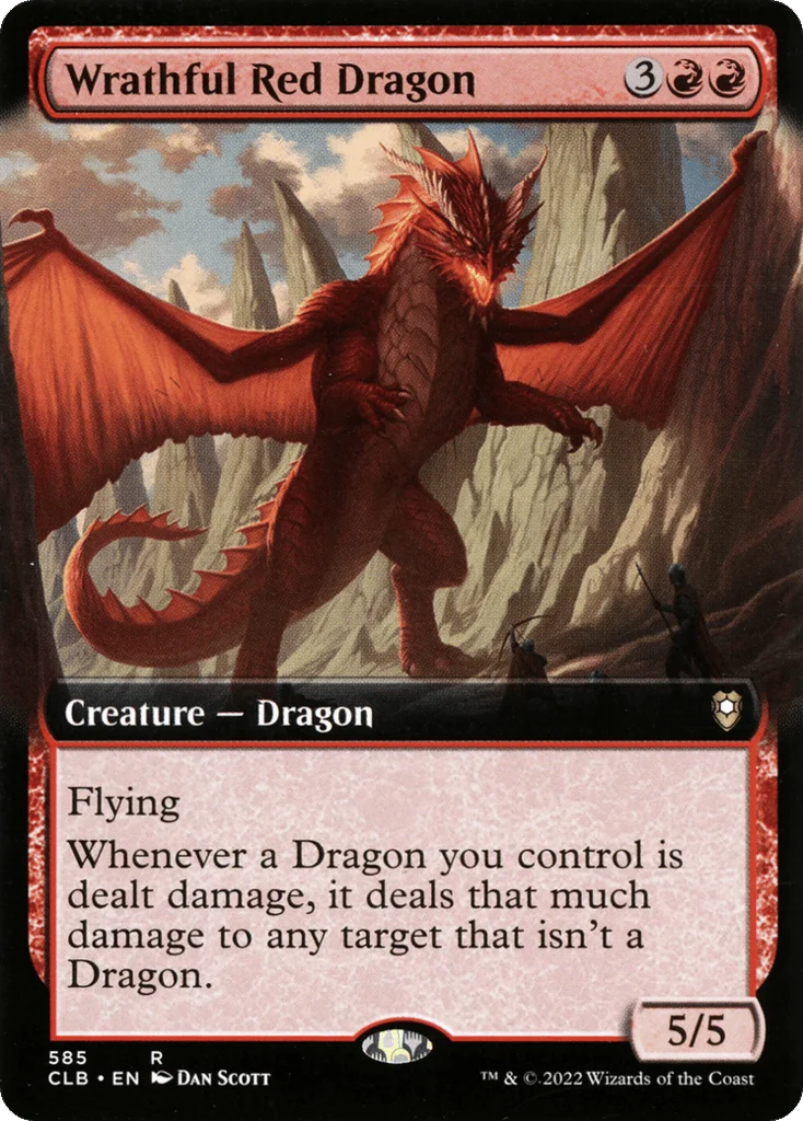 Wrathful Red Dragon · Commander Legends: Battle for Baldur's Gate