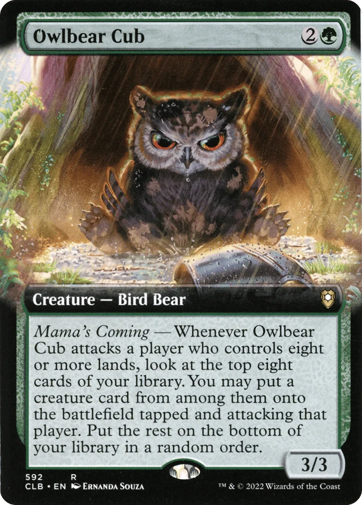 Owlbear Cub · Commander Legends: Battle for Baldur's Gate