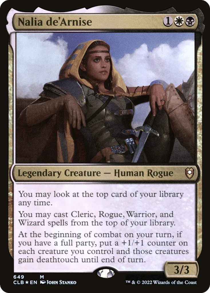 Nalia de'Arnise · Commander Legends: Battle for Baldur's Gate