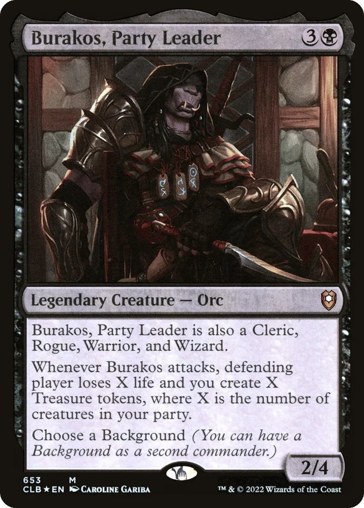 Burakos, Party Leader · Commander Legends: Battle for Baldur's Gate