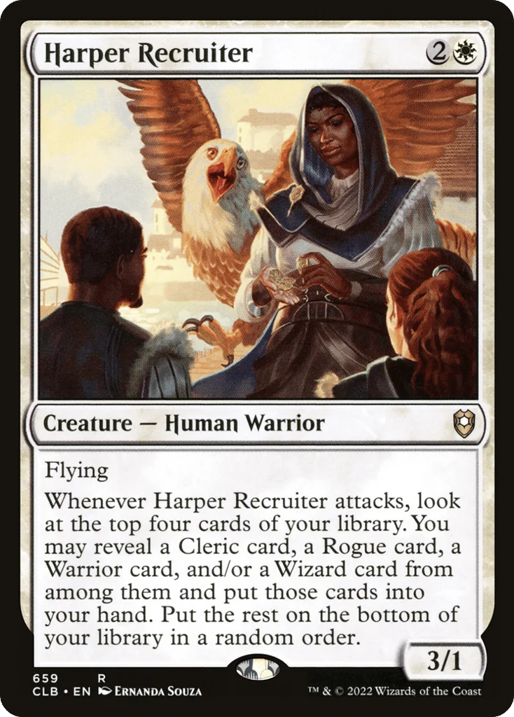 Harper Recruiter · Commander Legends: Battle for Baldur's Gate