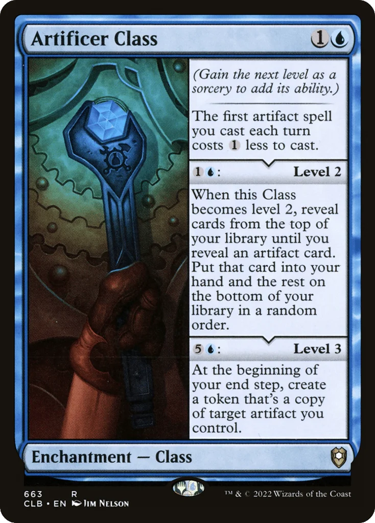 Artificer Class · Commander Legends: Battle for Baldur's Gate