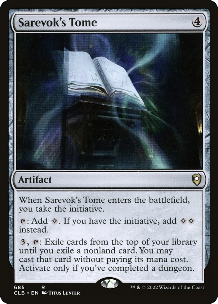 Sarevok's Tome · Commander Legends: Battle for Baldur's Gate