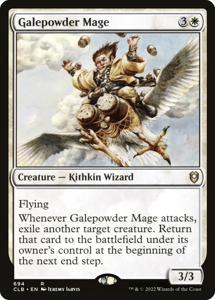 Galepowder Mage · Commander Legends: Battle for Baldur's Gate