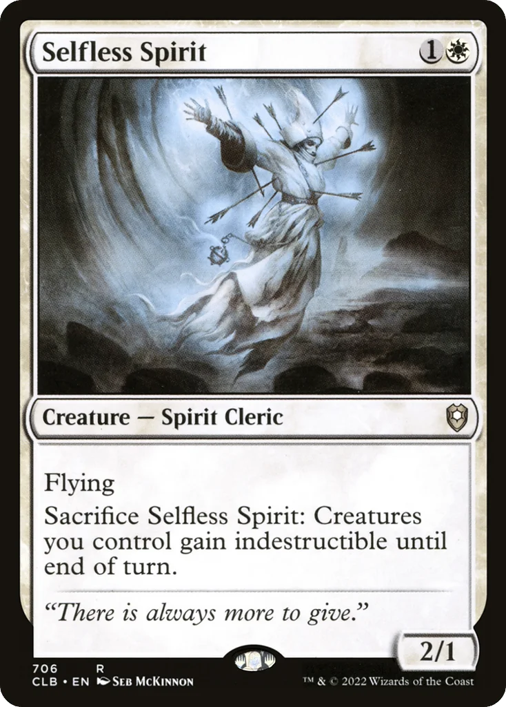 Selfless Spirit · Commander Legends: Battle for Baldur's Gate