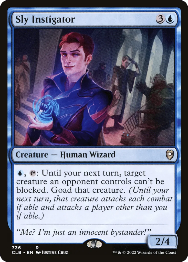 Sly Instigator · Commander Legends: Battle for Baldur's Gate