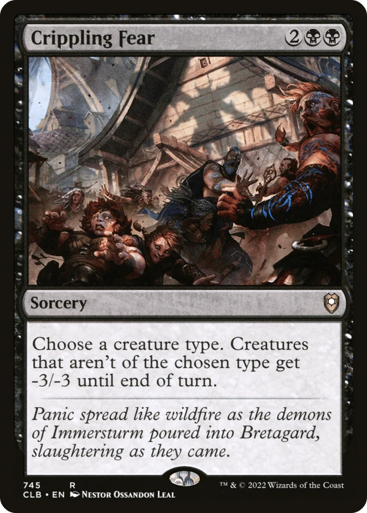 Crippling Fear · Commander Legends: Battle for Baldur's Gate