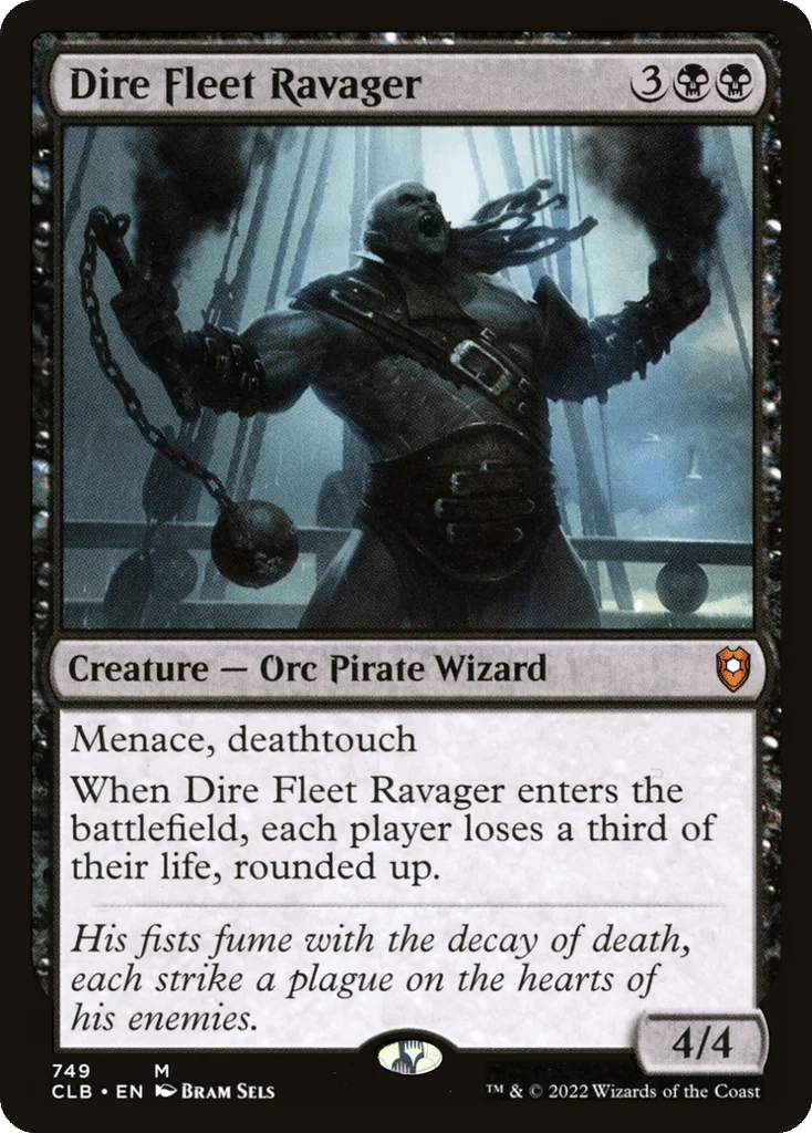 Dire Fleet Ravager · Commander Legends: Battle for Baldur's Gate