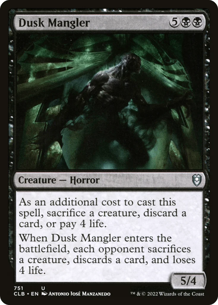 Dusk Mangler · Commander Legends: Battle for Baldur's Gate