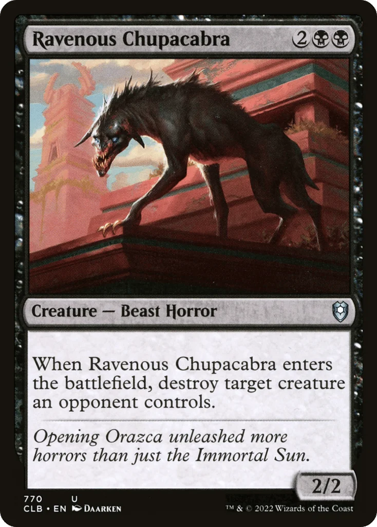 Ravenous Chupacabra · Commander Legends: Battle for Baldur's Gate