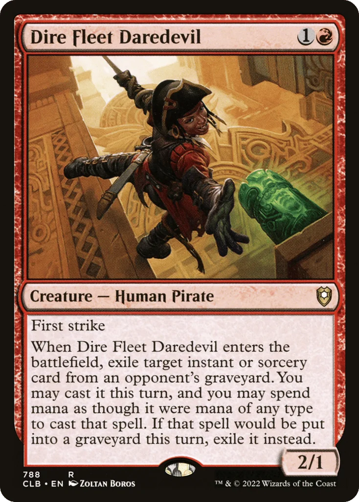Dire Fleet Daredevil · Commander Legends: Battle for Baldur's Gate