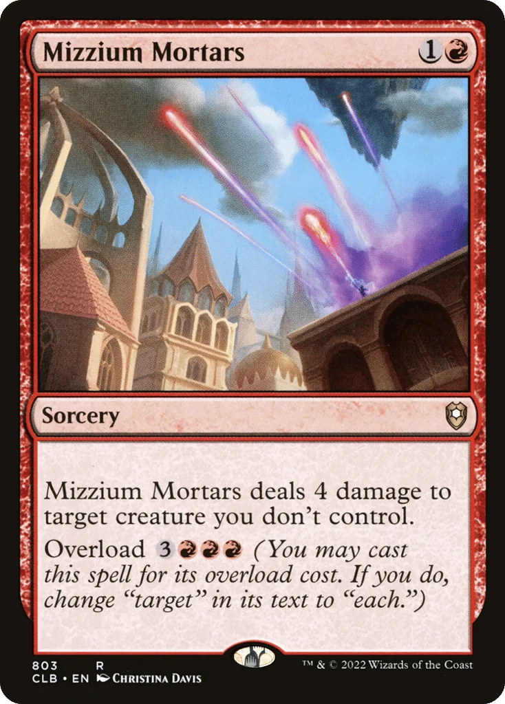 Mizzium Mortars · Commander Legends: Battle for Baldur's Gate