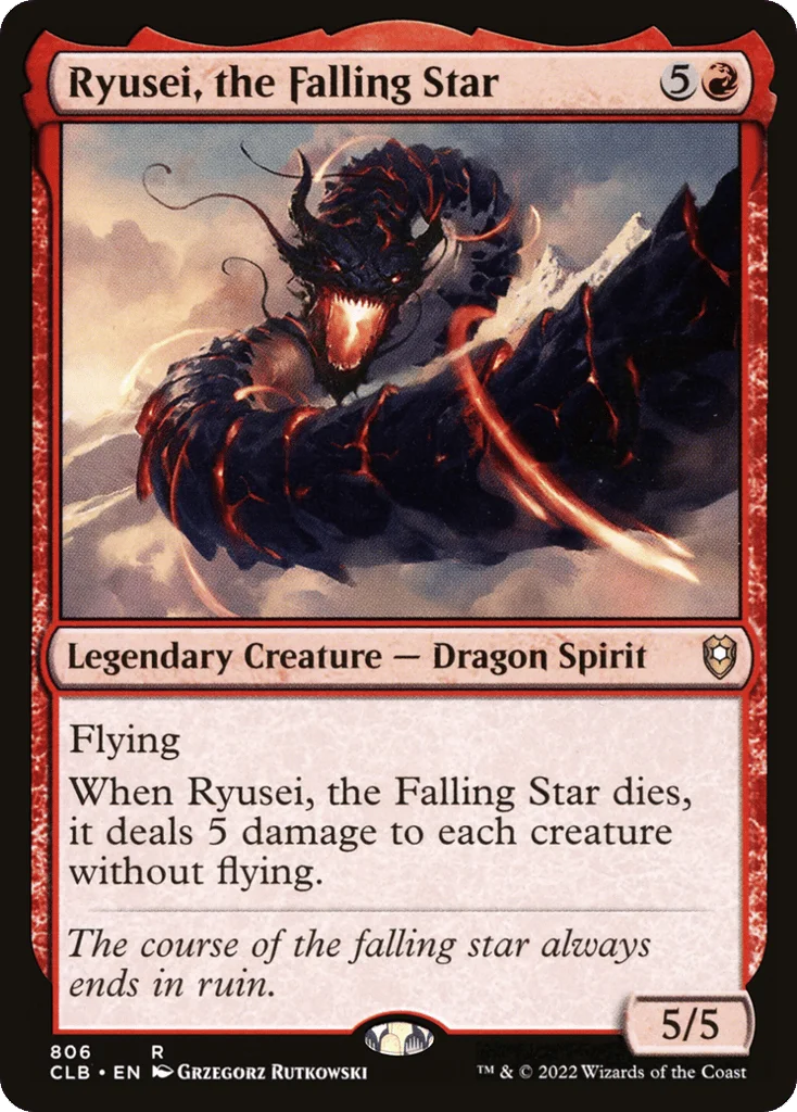 Ryusei, the Falling Star · Commander Legends: Battle for Baldur's Gate