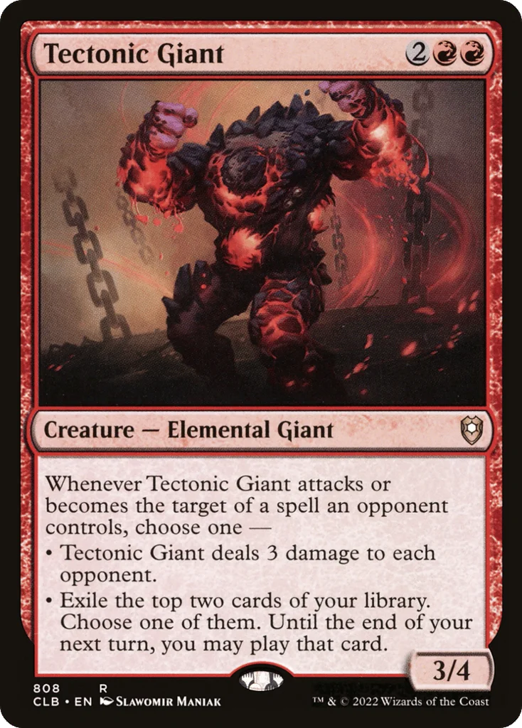 Tectonic Giant · Commander Legends: Battle for Baldur's Gate