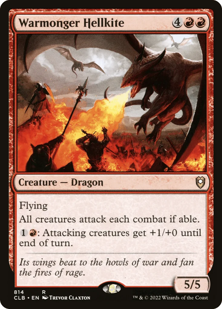 Warmonger Hellkite · Commander Legends: Battle for Baldur's Gate