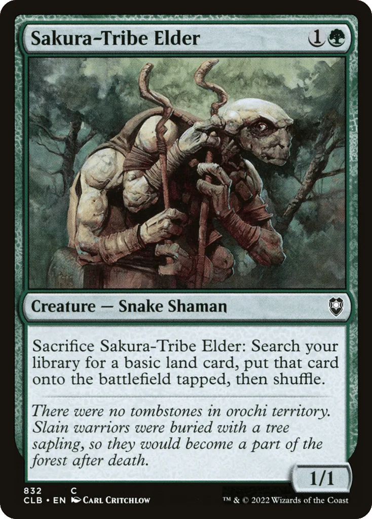 Sakura-Tribe Elder · Commander Legends: Battle for Baldur's Gate