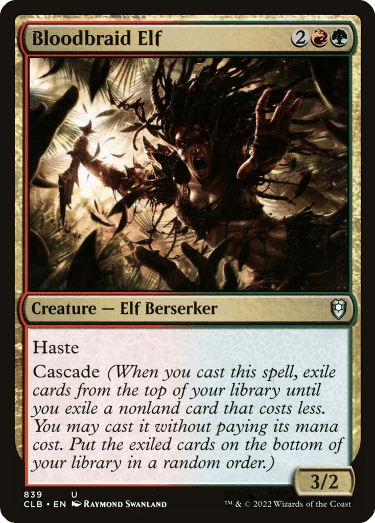 Bloodbraid Elf · Commander Legends: Battle for Baldur's Gate